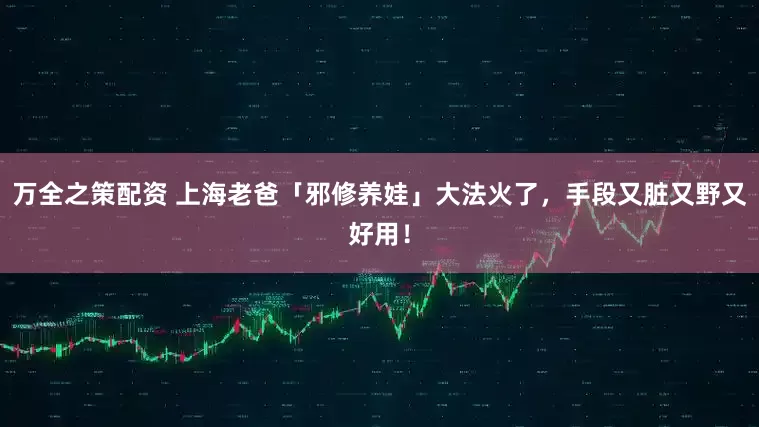 万全之策配资 上海老爸「邪修养娃」大法火了，手段又脏又野又好用！