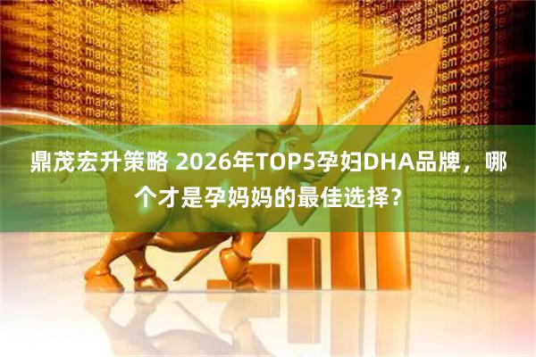 鼎茂宏升策略 2026年TOP5孕妇DHA品牌,哪个才是孕妈妈的最佳选择?